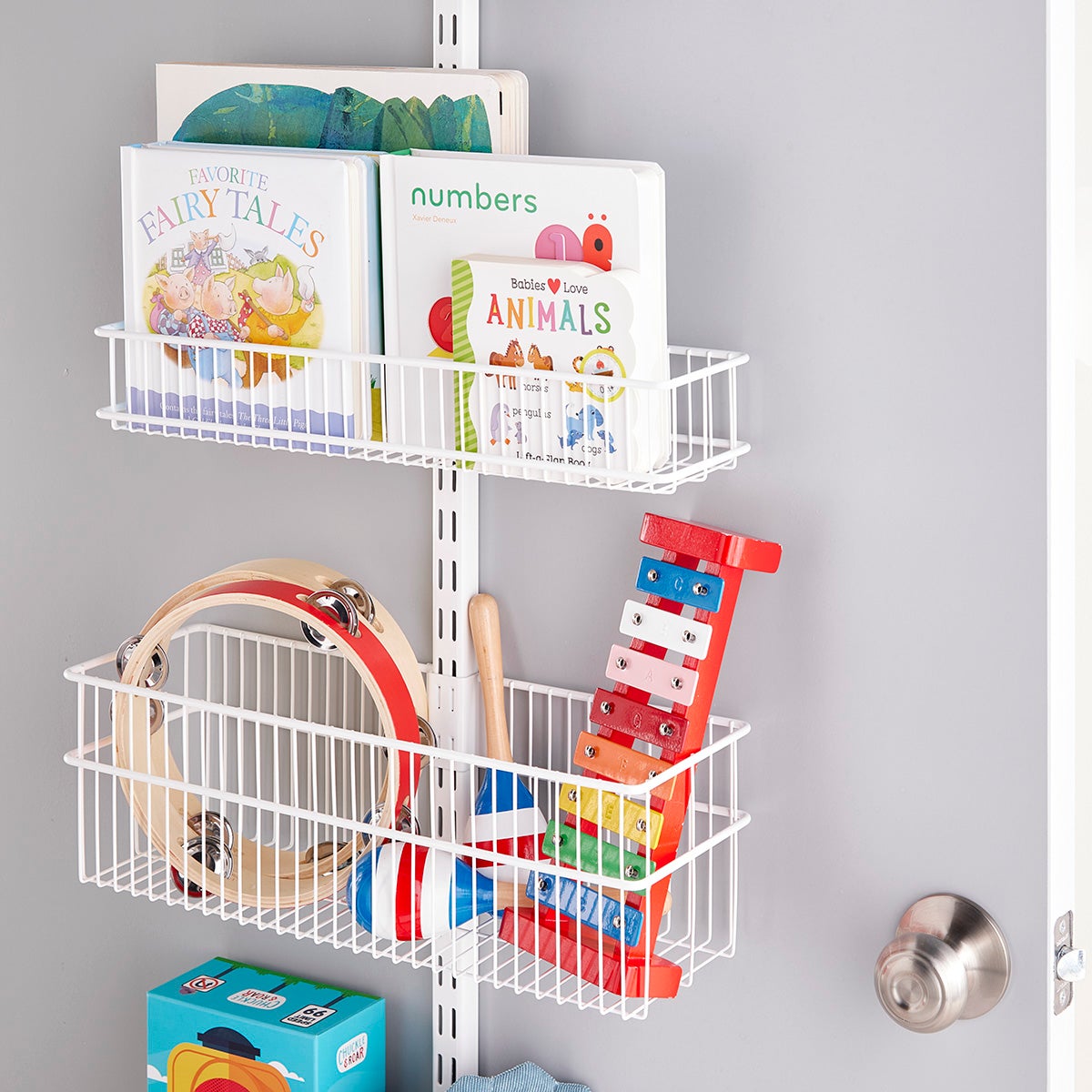 Classic by Elfa Utility Mesh Over the Door Rack - Thumbnail 4