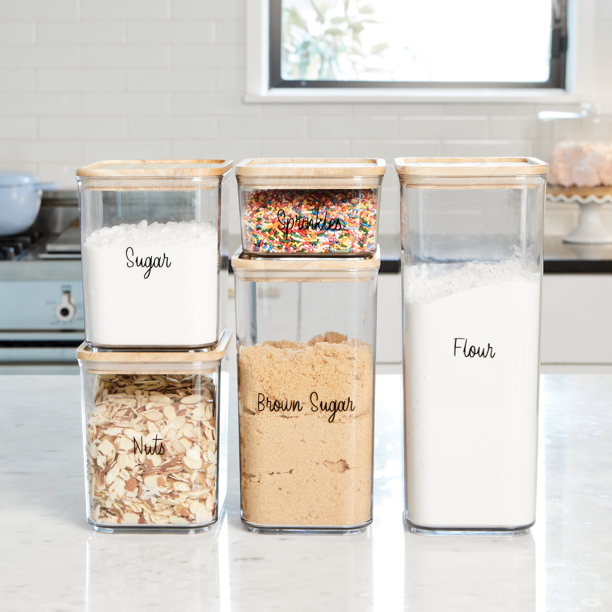 Rosanna Pansino Collection by iDesign Recycled Plastic Kitchen Storage