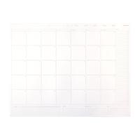 russell+hazel Monthly Desktop Calendar Pad Undated