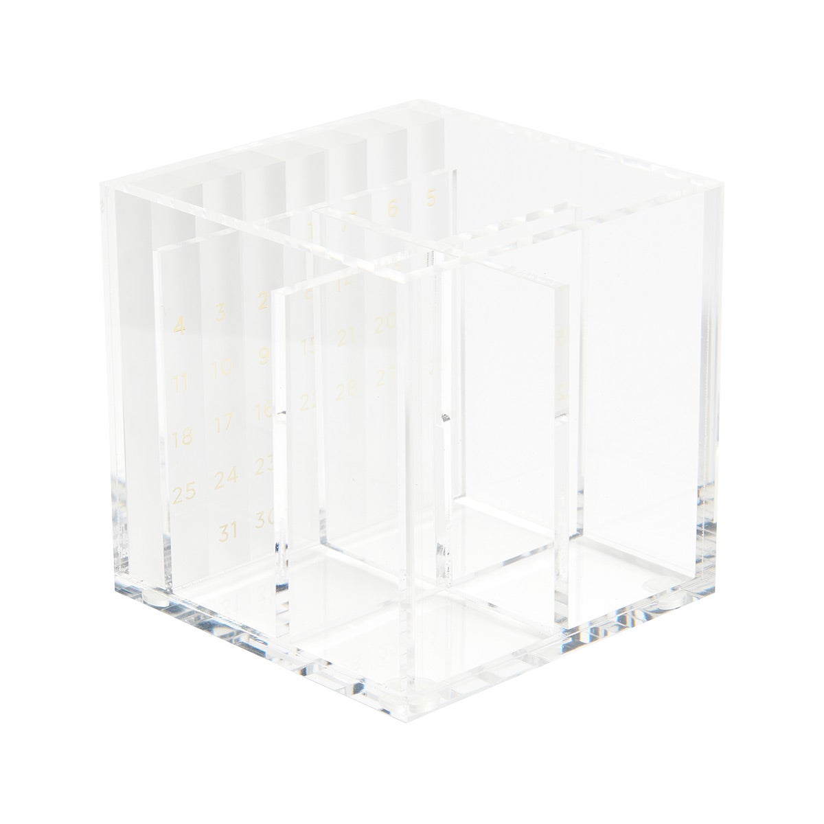 Russell Hazel Pencil Cup Perpetual Calendar