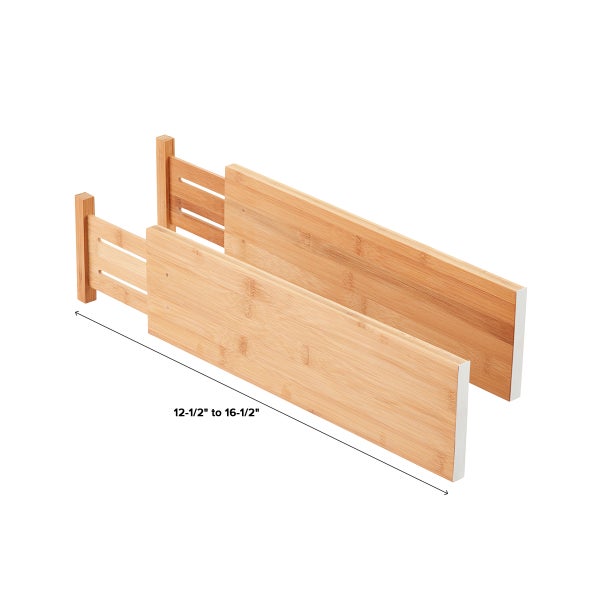Bamboo Deep Drawer Organizers