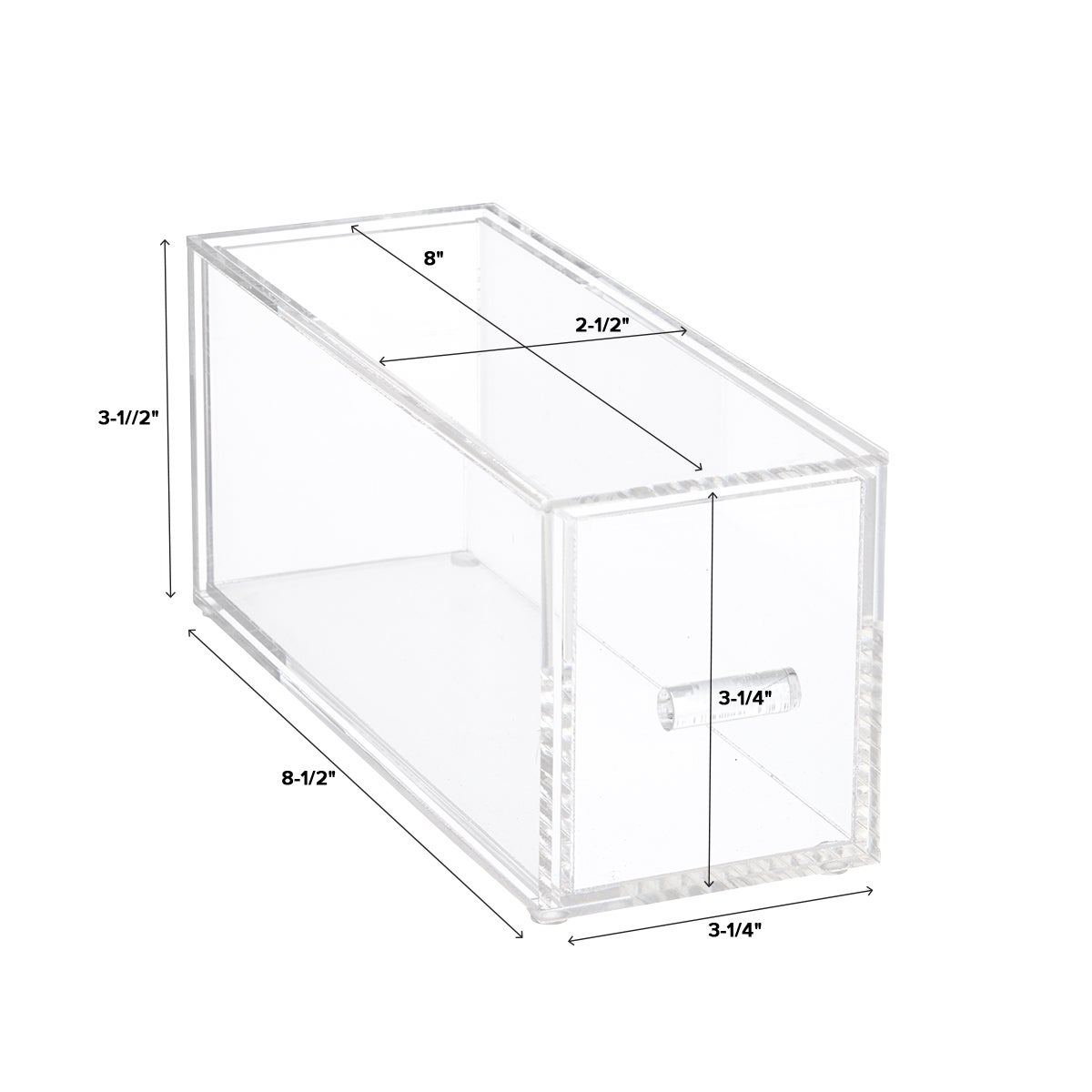 Luxe Acrylic Small Nail Polish Storage Starter Kit