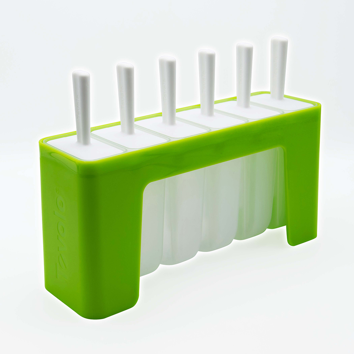 Tovolo Groovy 2 Pop Molds w/ Tray - Spring Green
