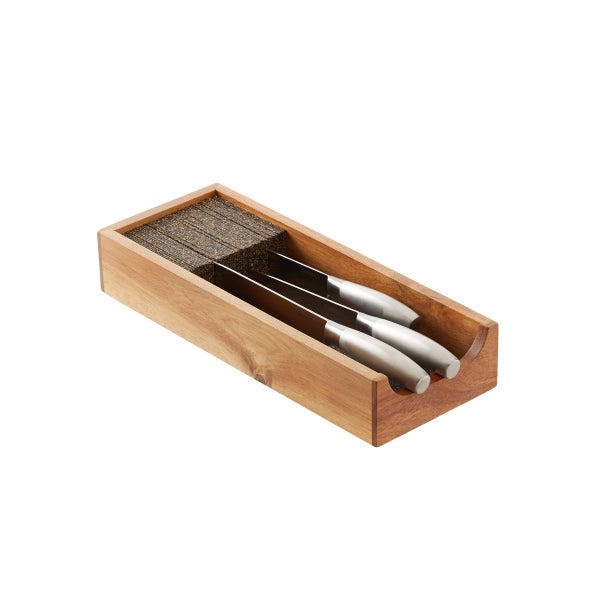 Bamboo In-Drawer KnifeDock