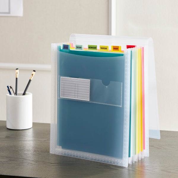 The Container Store 7-Pocket Vertical Accordion Letter File