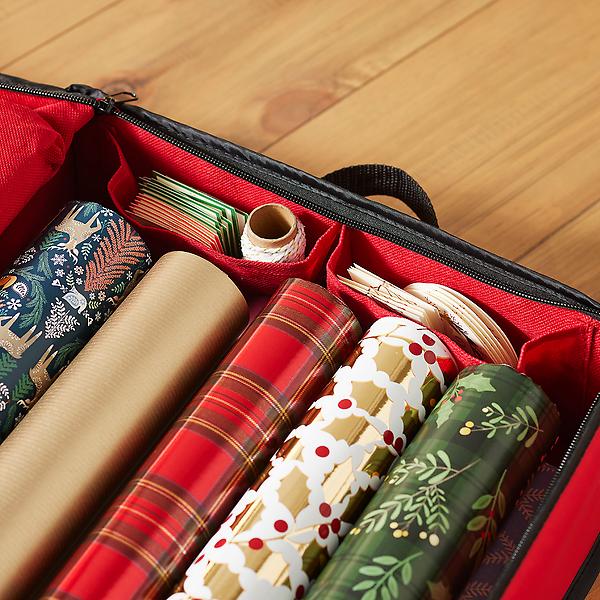 Wrapping paper storage bag