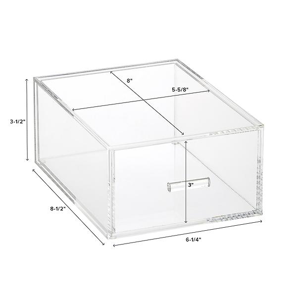 https://www.containerstore.com/catalogimages/456384/10062326LuxeAcrylicModularDrawer-DIM.jpg?width=600&height=600&align=center