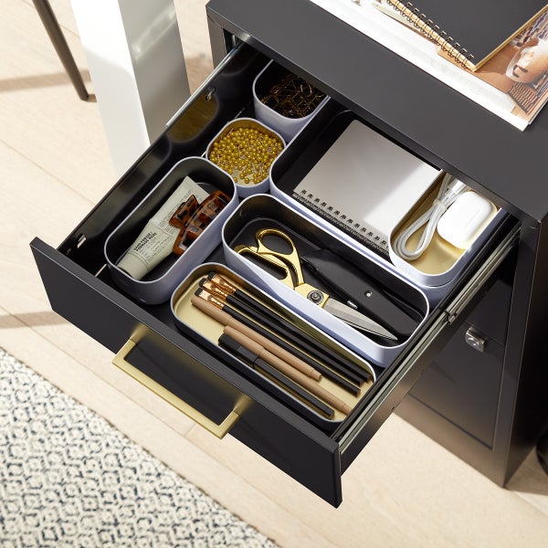 Shallow Metal Drawer Organizers