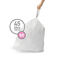 simplehuman 12 gal. Trash Bags 45 ltr. M Pkg/60