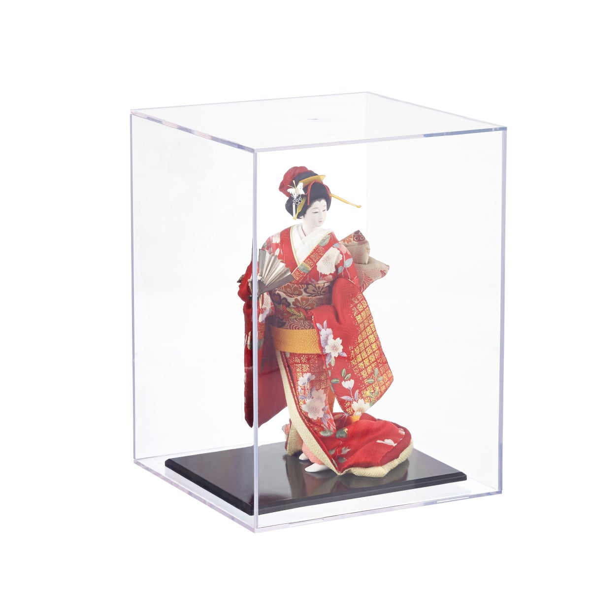 5 Sided Tall Acrylic Doll Display Box, Available in 4 Sizes, Acrylic Cubes:  Achieve Display