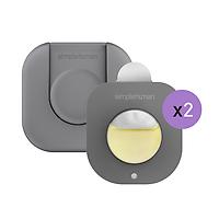 simplehuman 15 gal. Dual Compartment Sensor Can