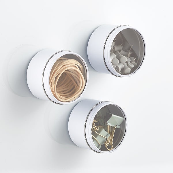 Round Magnetic Tins The Container Store