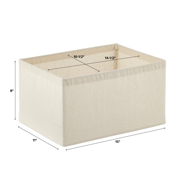 Straight-Sided Open Storage Bin