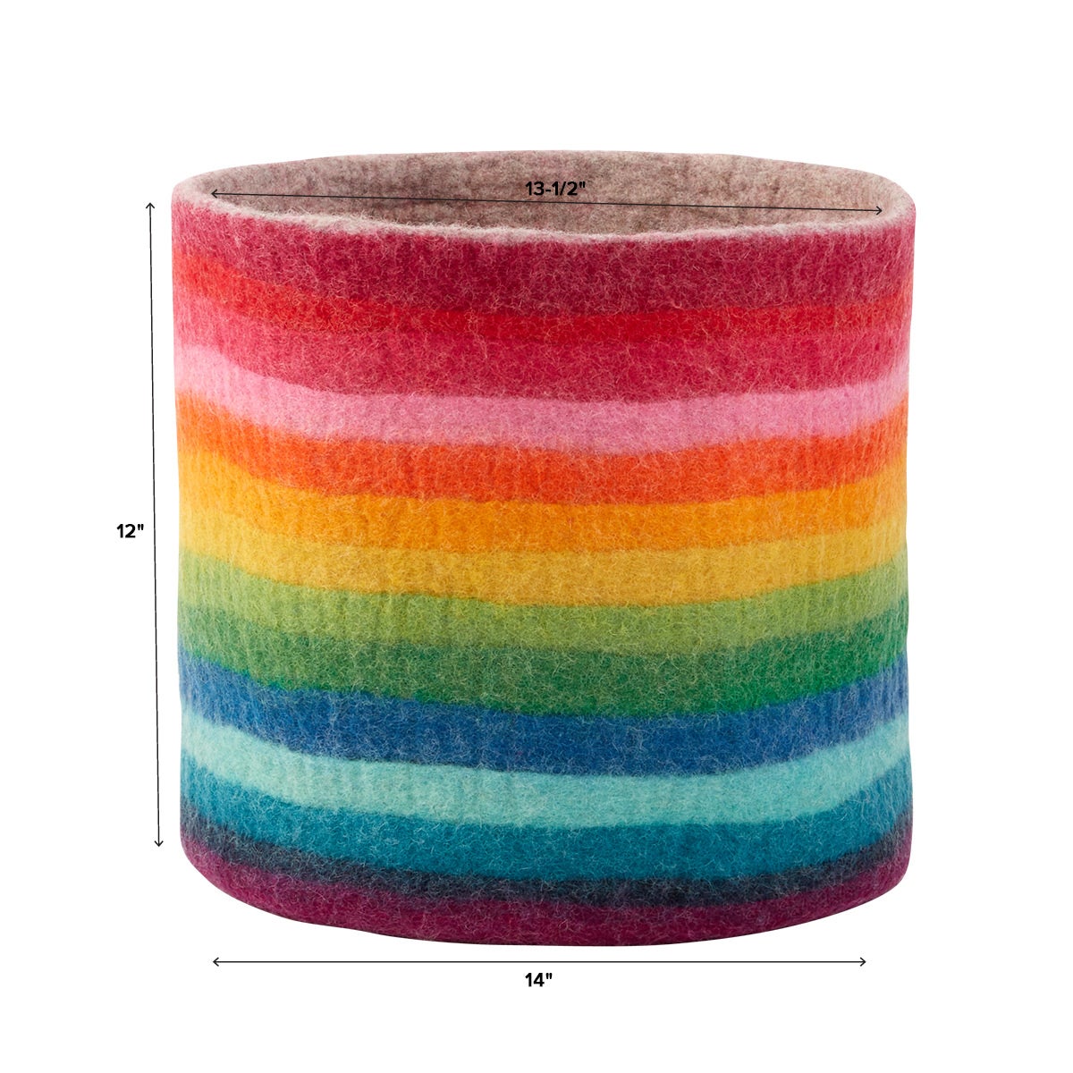 Joyful Felt Bin