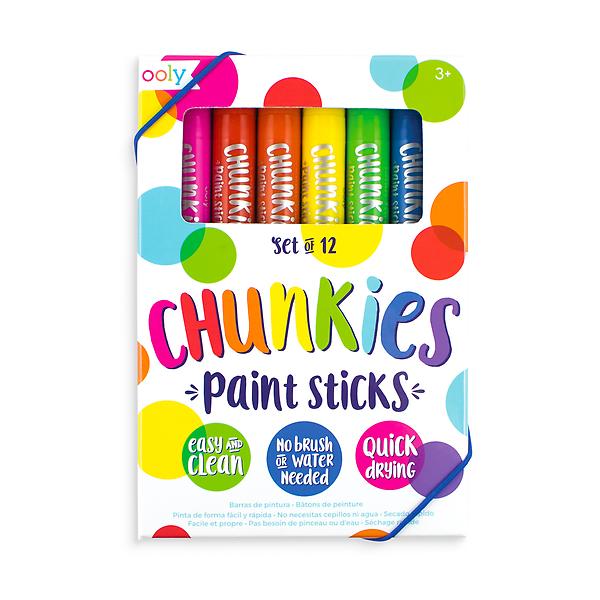 Ooly Assorted Chunkies Paint Sticks Pkg/12