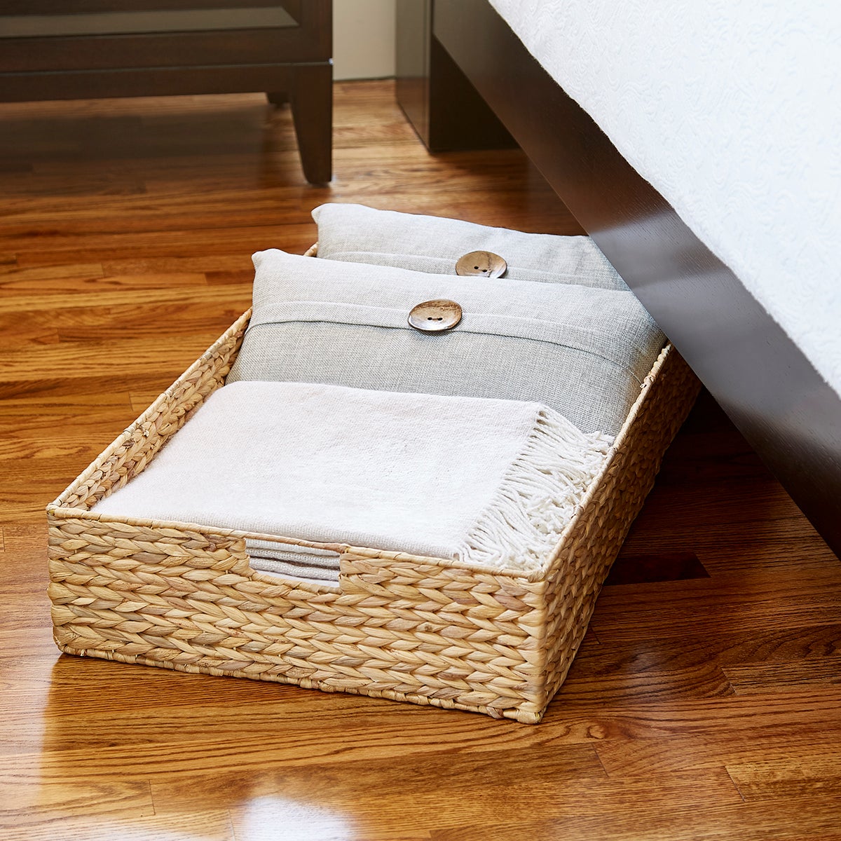 Water hyacinth underbed 2025 storage basket