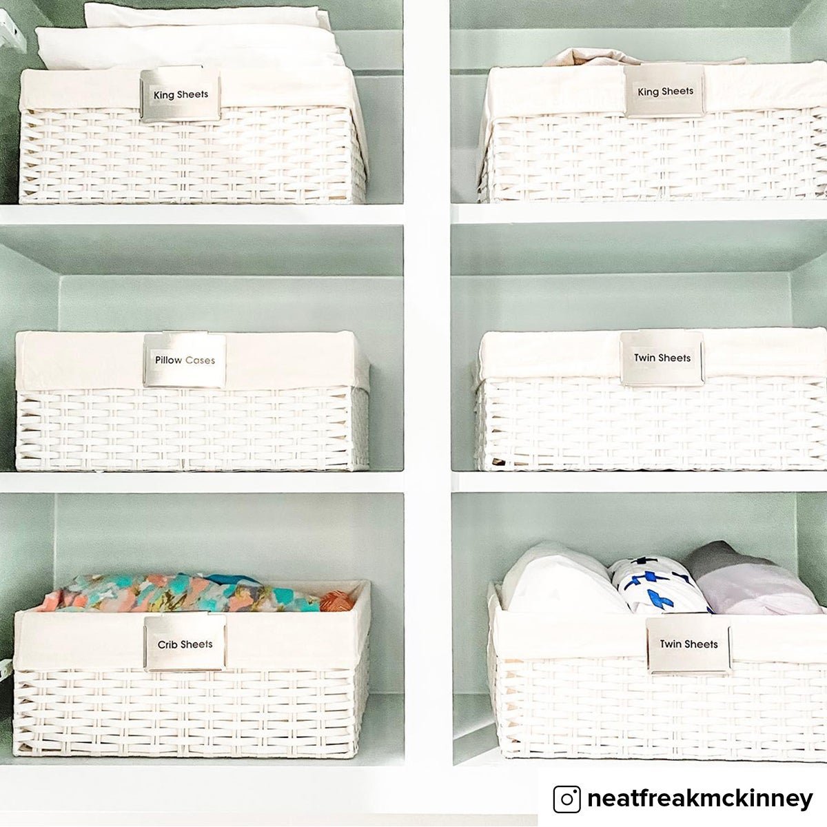 Bin Clip Labels | The Container Store