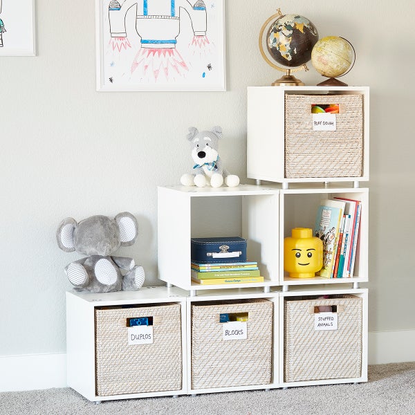 11 3 Cube Organizer Shelf Dark Brown - Room Essentials™