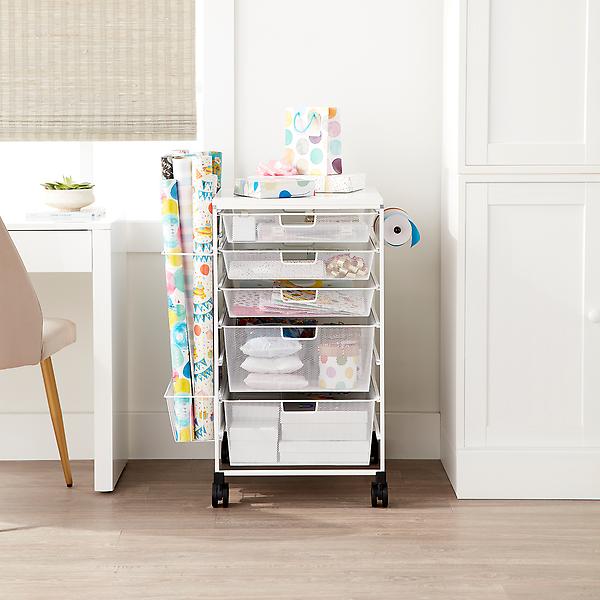Elfa Gift Wrap Cart  The Container Store