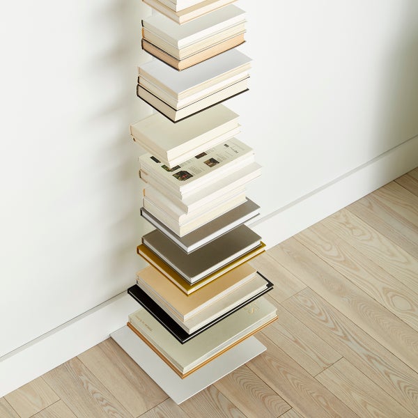 Floating bookshelf stand deals