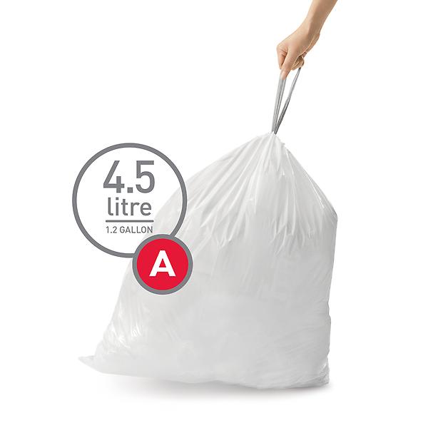 simplehuman 1.2 gal. Trash Bags A Pkg/30