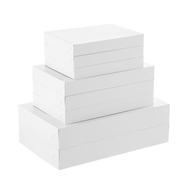 White Assorted Gift Boxes Pkg/6