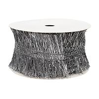 Ribbon Wired Fringe Silver