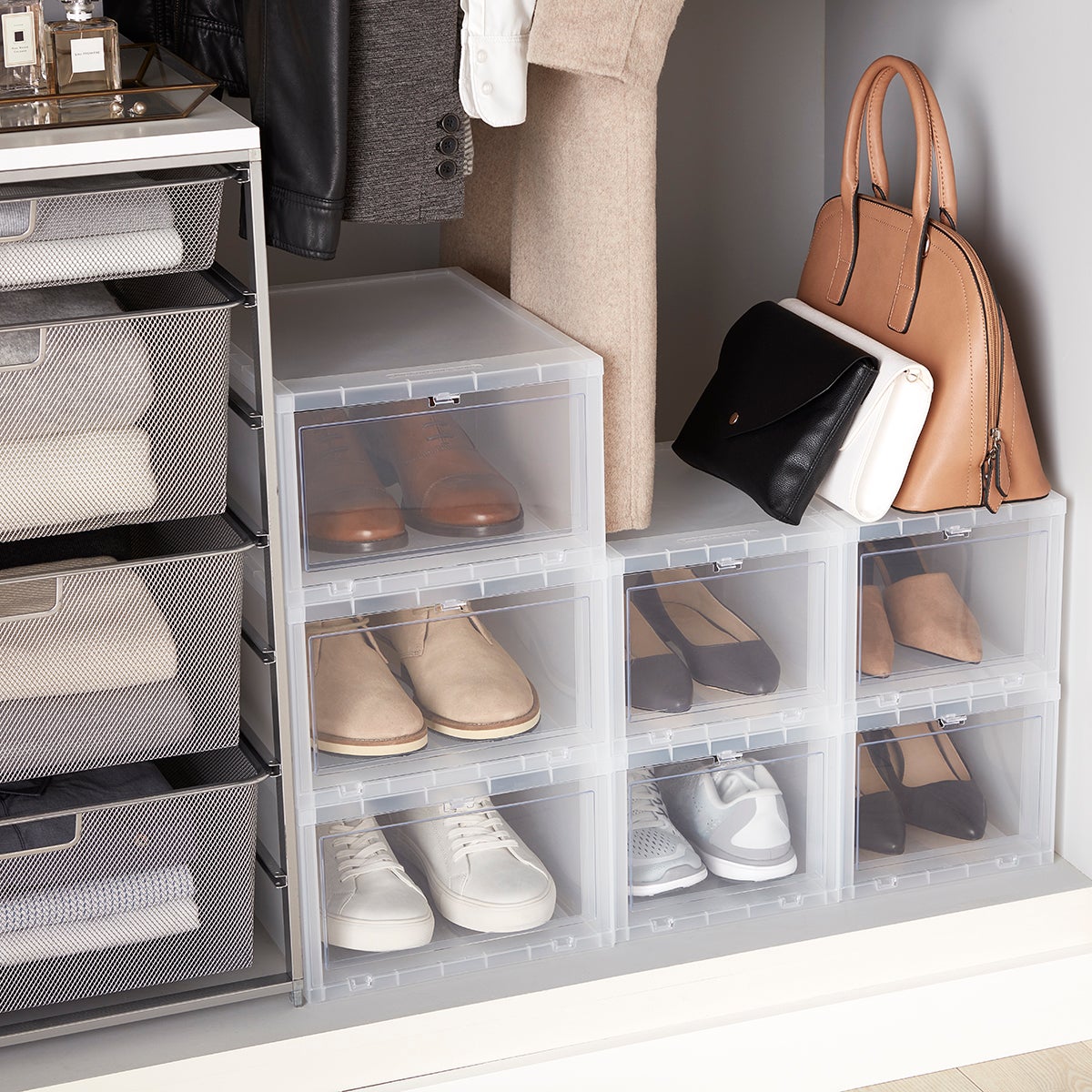 Drop-Front Shoe Boxes