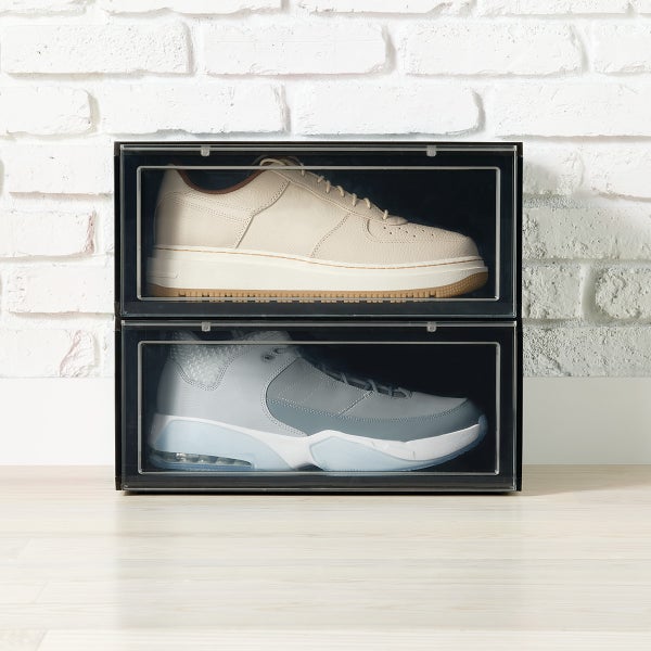 Drop top shoe box shop