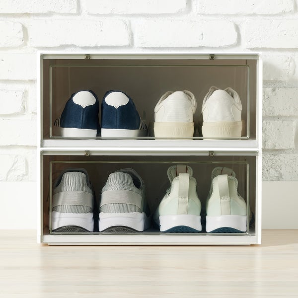 Container store mens shoe boxes clearance