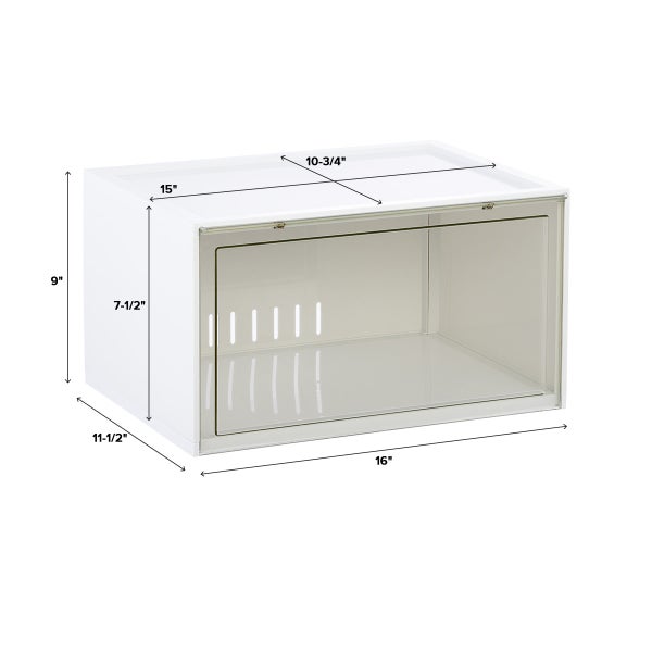 Shoe Wall White, 2' x 16 x 7' | The Container Store