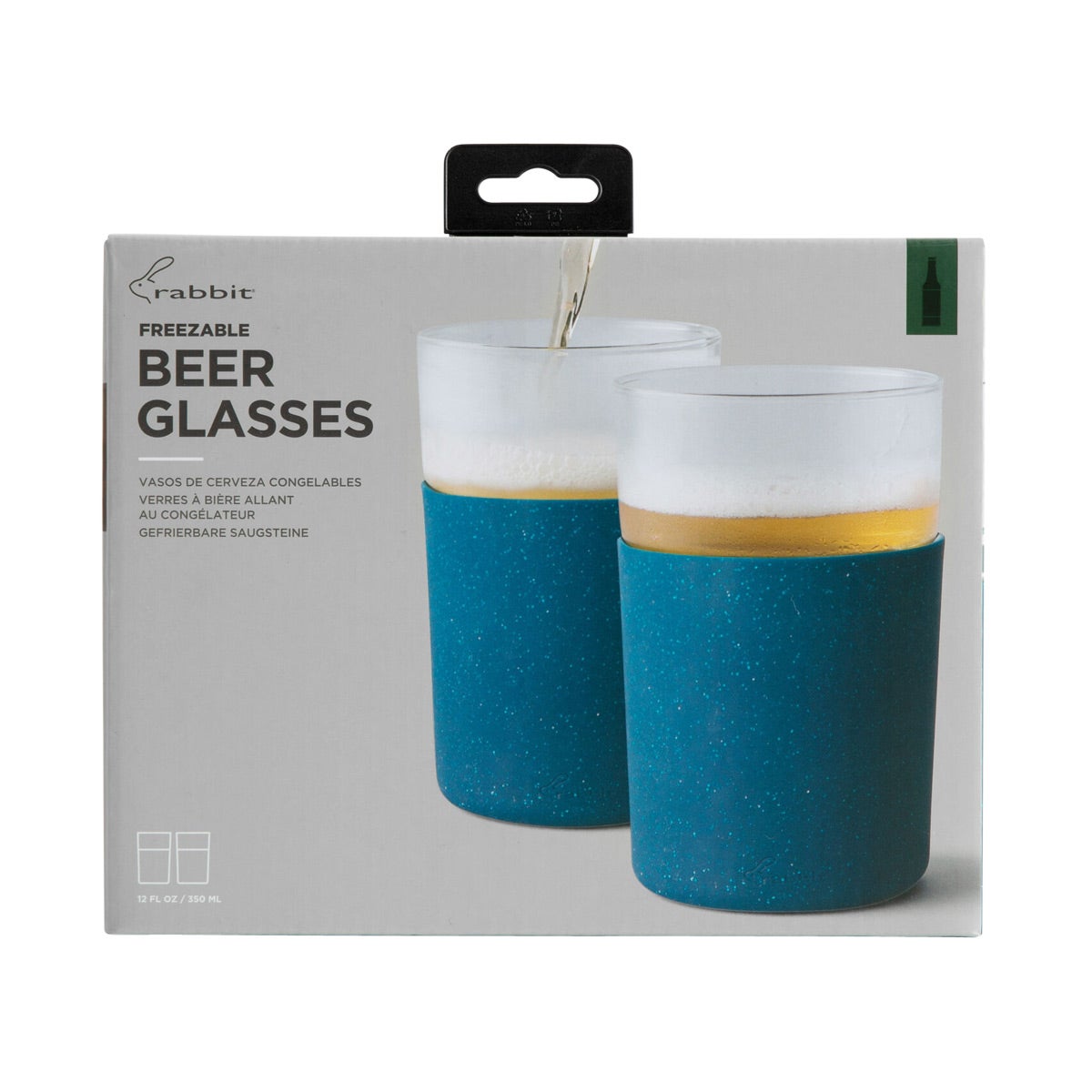 Rabbit Freezable Beer Glasses Set of 2 | The Container Store
