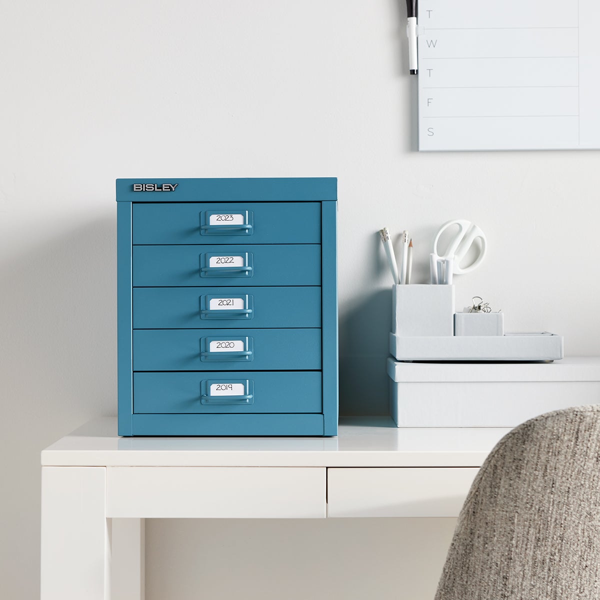 Bisley 5 Drawer Cabinet The Container Store
