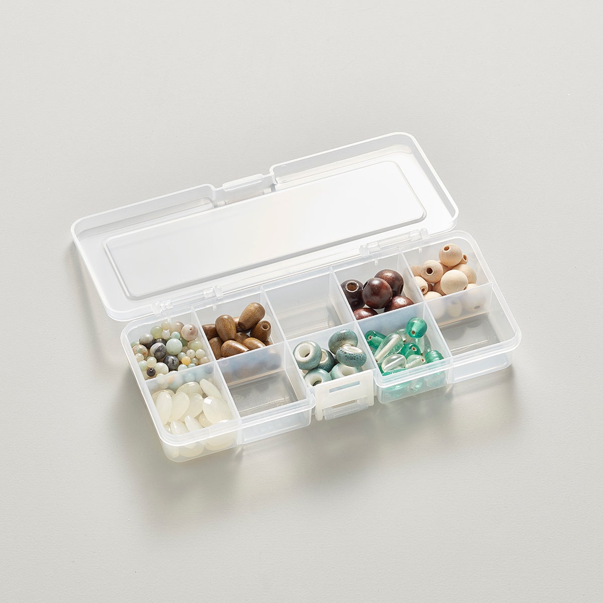 Small Clear Storage Containers With Dividers Plastic - Temu