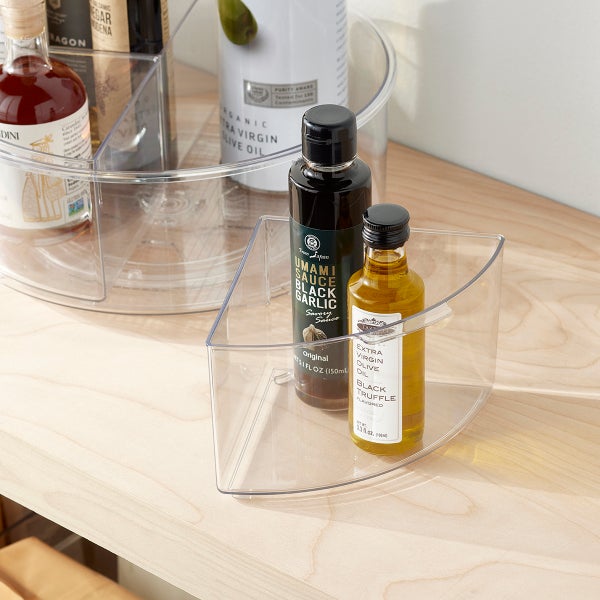 Everything Organizer Collection Deep Turntable with Removable Bins