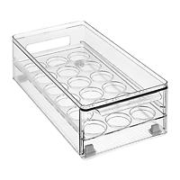 Everything Organizer Egg Holder with Drawer Clear