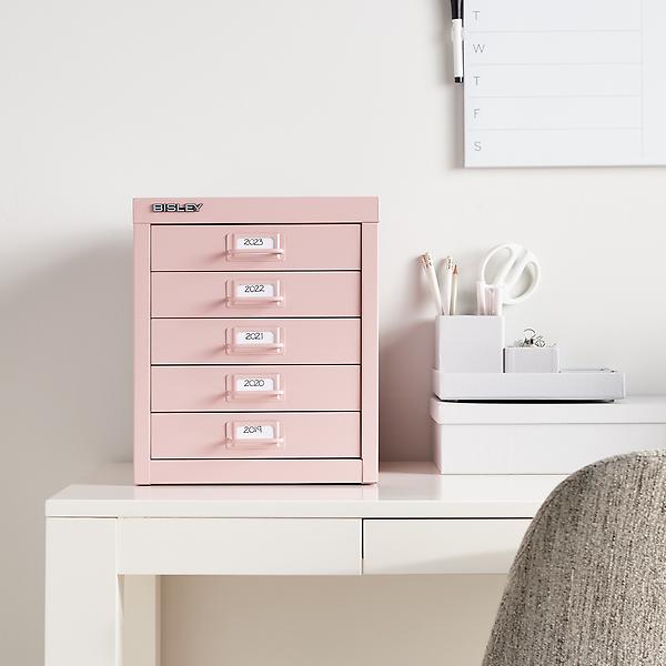 Bisley 5-Drawer Cabinet Blush Pink - Yahoo Shopping