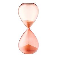 30-Minute Hourglass Timer Terracotta Orange