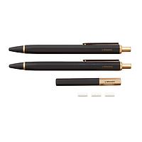 U Brands Cambria Mechanical Pencils & Lead Refill Black/Gold Pkg/2