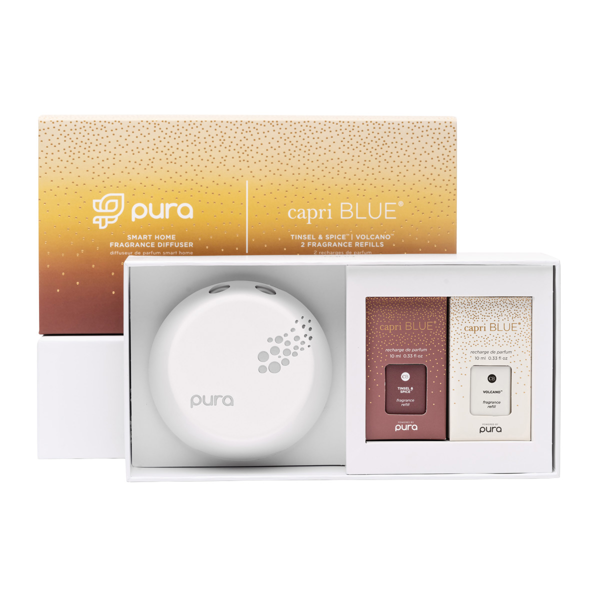 Capri Blue | CB + Pura Diffuser Refill 2-Pack Bundle, Crystal Pine
