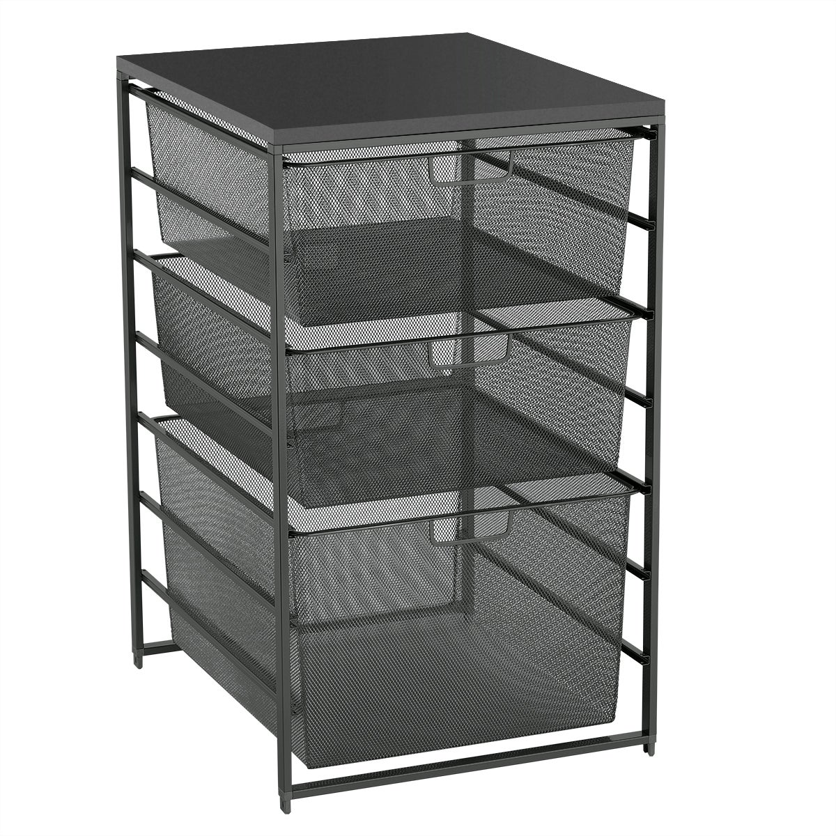 Elfa Graphite & Slate Mesh Laundry Sorter