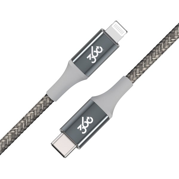 360 Electrical Habitat Lightning to USB-C Premium Charging Cable