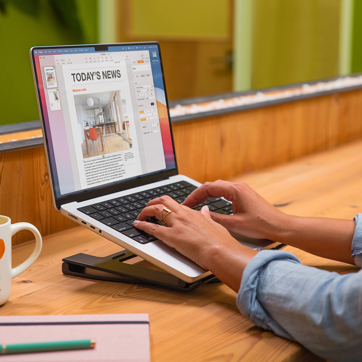 Twelve South Curve Flex Laptop Stand | The Container Store