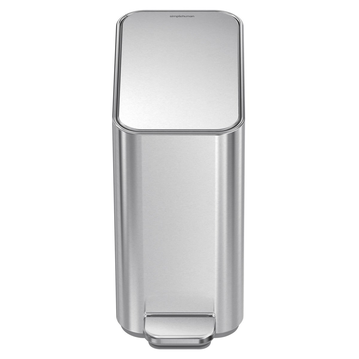 simplehuman Slim Step 1.3 Gallon Steel Trash Can
