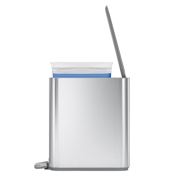 simplehuman Slim Step 1.3 Gallon Steel Trash Can