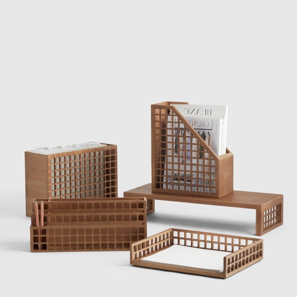 Marie Kondo Shoji Bamboo Monitor Stand