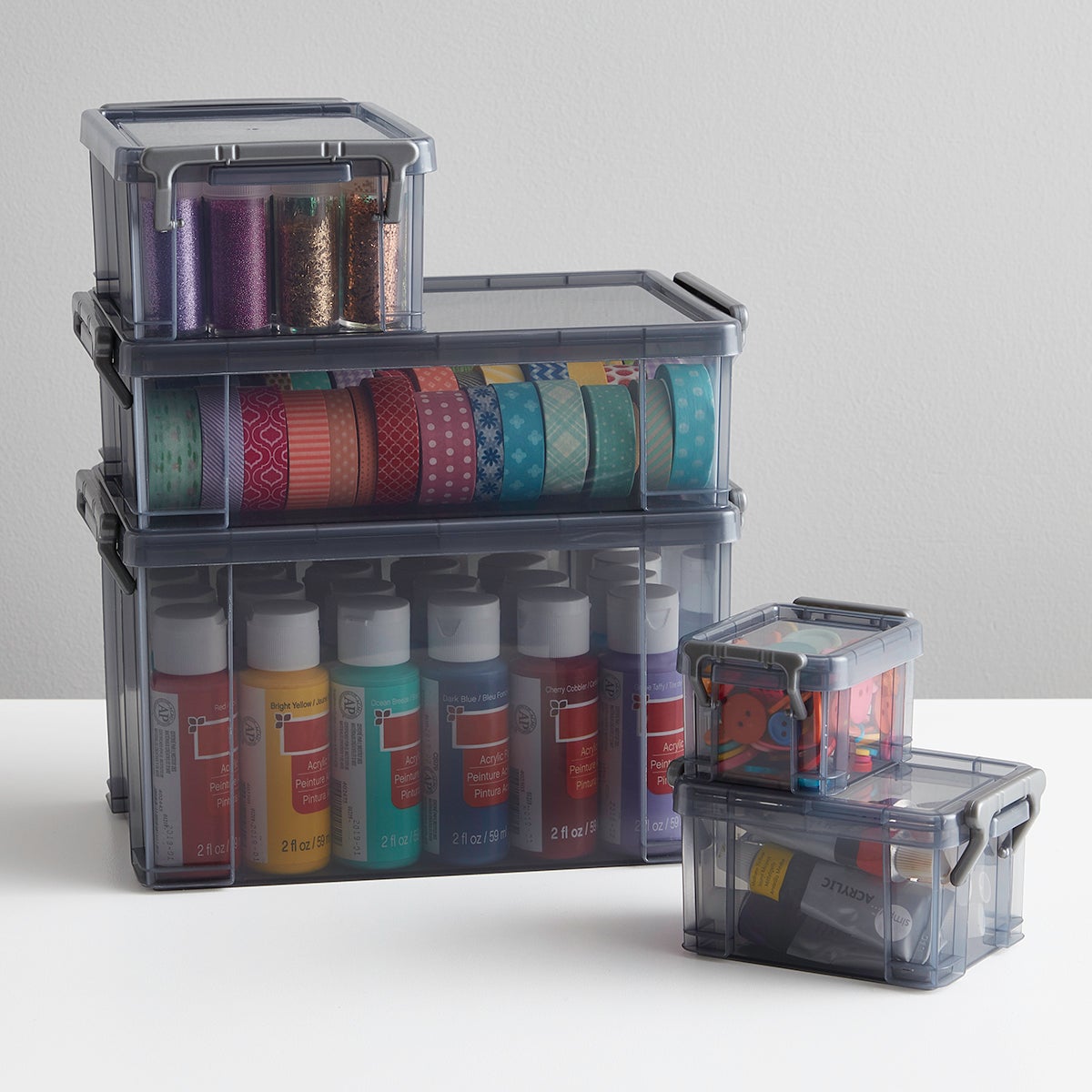 Clear Latch Boxes