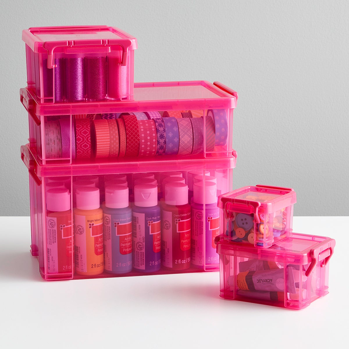 Clear Latch Boxes