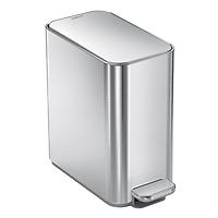 simplehuman 5L Slim Step Can Stainless Steel