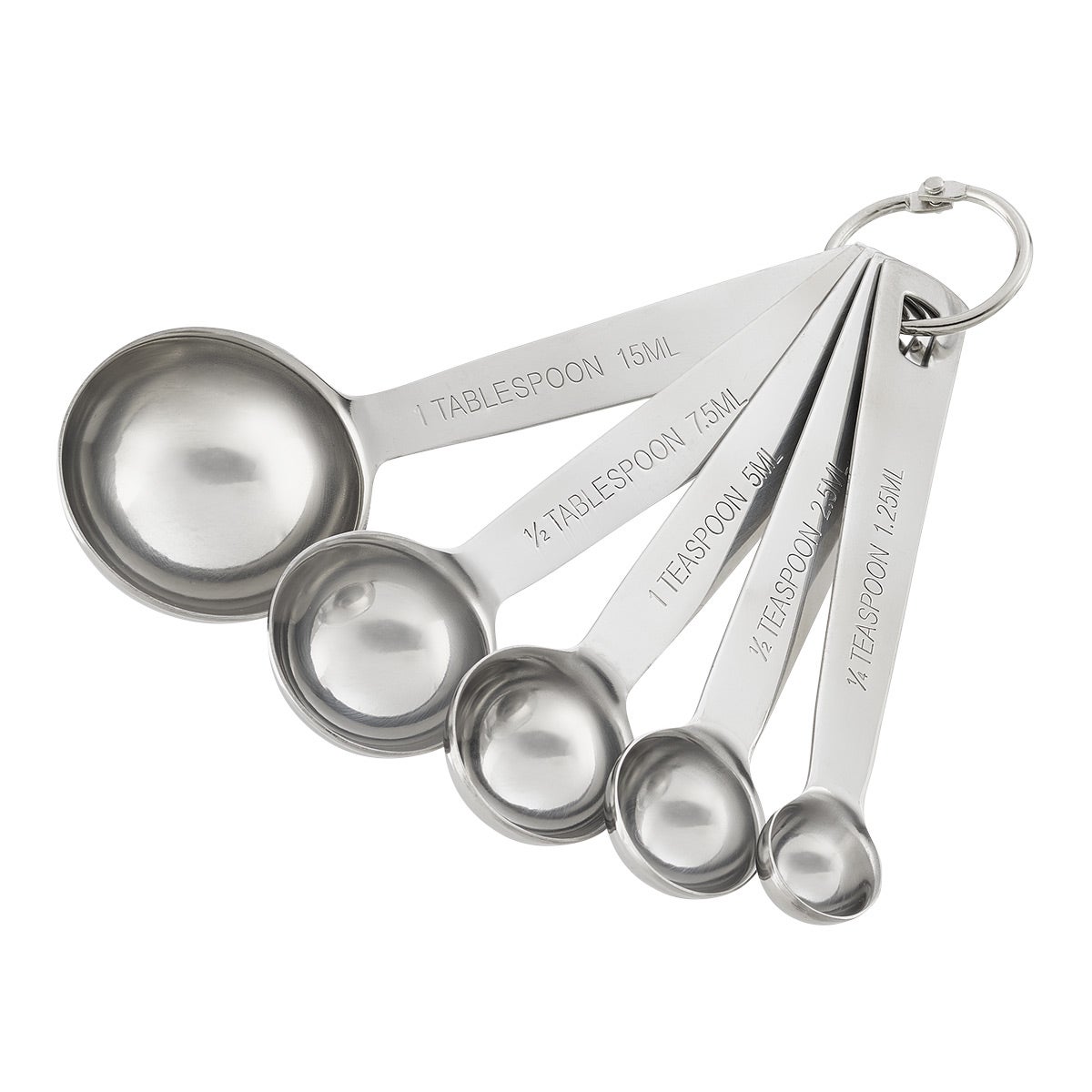 Stainless Steel Measuring Spoons Set of 5